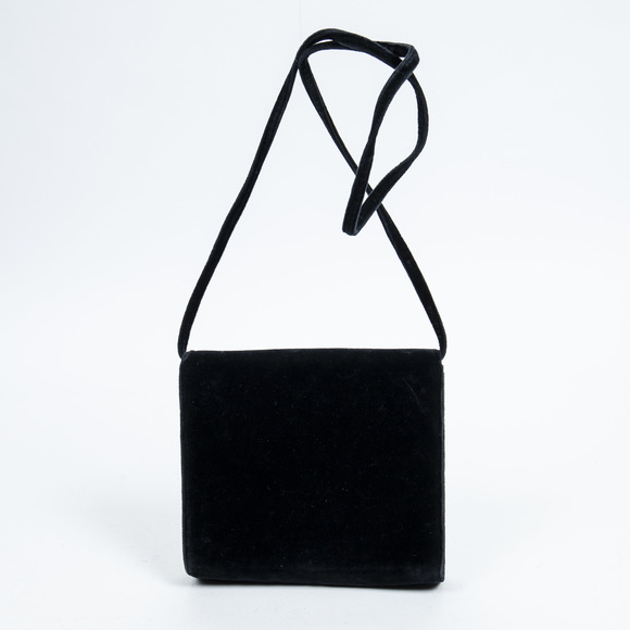 Ferragamo Shoulder Flap   in Navy Velvet Canvas - Picture 5 of 7